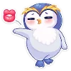 Telegram emojisi «Пингвинчик Юки» 😘