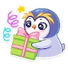 Telegram emoji «Пингвинчик Юки» 🎁