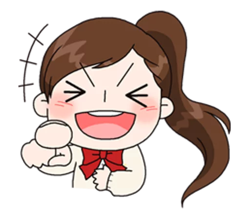 Yuko the Schoolgirl sticker 😂