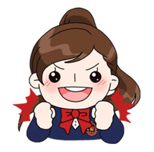 Yuko the Schoolgirl sticker 😀