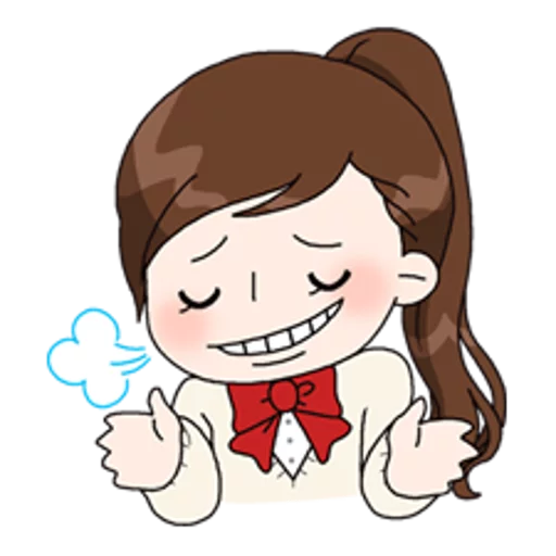 Telegram stiker «Yuko the Schoolgirl» 🤗