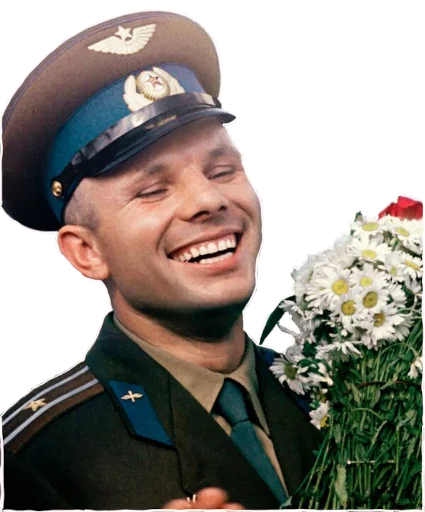 Стікер Telegram «Юрий Гагарин» 😂