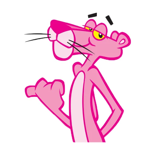 Стікер Telegram «Pink Panther» 😉