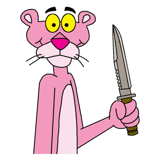 Pink Panther sticker 😐