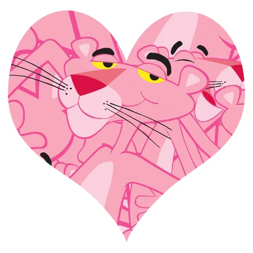 Telegram stiker «Pink Panther» 💖