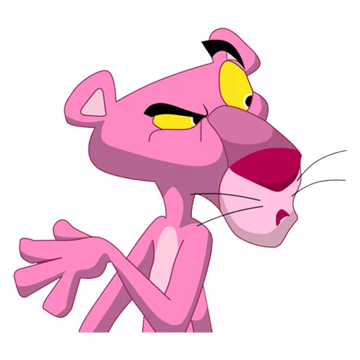 Pink Panther sticker 🤨
