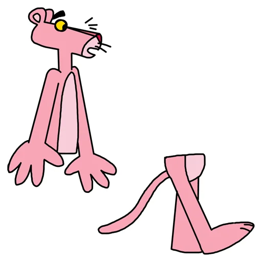Telegram stiker «Pink Panther» 🔪