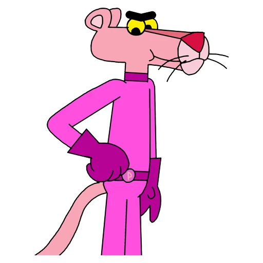 Pink Panther sticker 😠