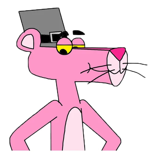 Pink Panther sticker 😏