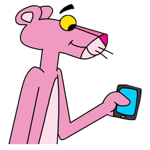 Стикер Pink Panther 📱