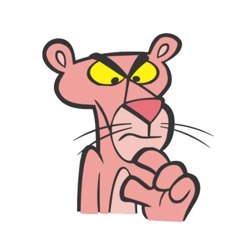 Pink Panther sticker 😾