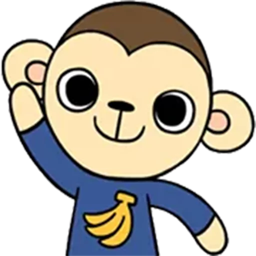 yaya_monkey emoji ✋