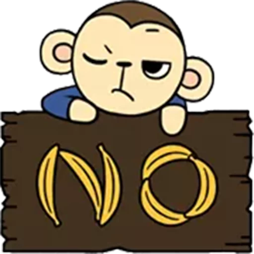 yaya_monkey sticker 🙅