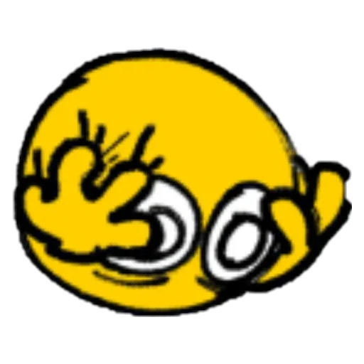 жёлтые ебала пнг emoji 😖