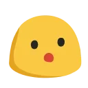 Желтые эмодзи emoji 😮