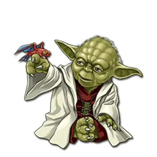 Telegram Sticker «Yoda» 😌