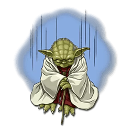 Стікер Telegram «Yoda» 👿
