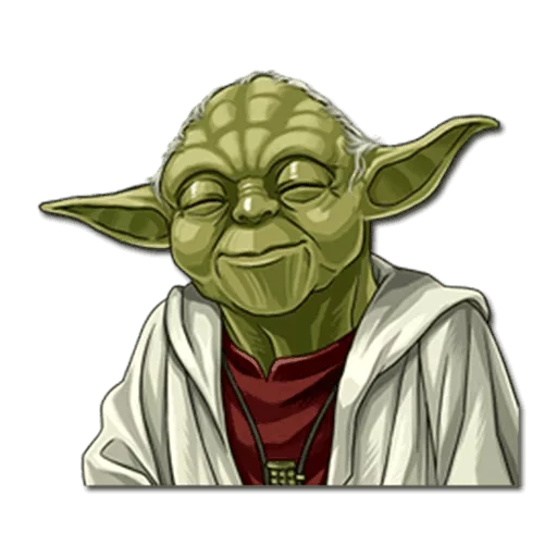Telegram stiker «Yoda» 😊
