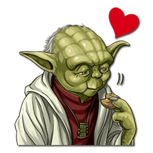 Yoda stiker ❤