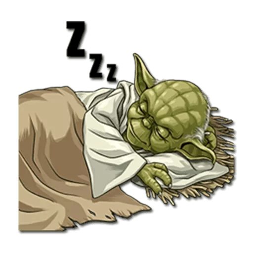 Yoda sticker 😴