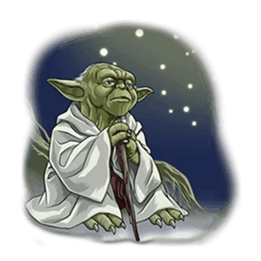 Стікер Telegram «Yoda» 🌙
