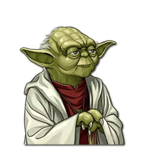 Стикер Telegram «Yoda» 