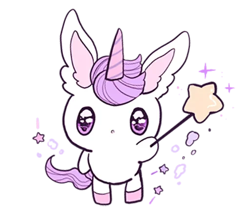 young unicorn emoji 😏