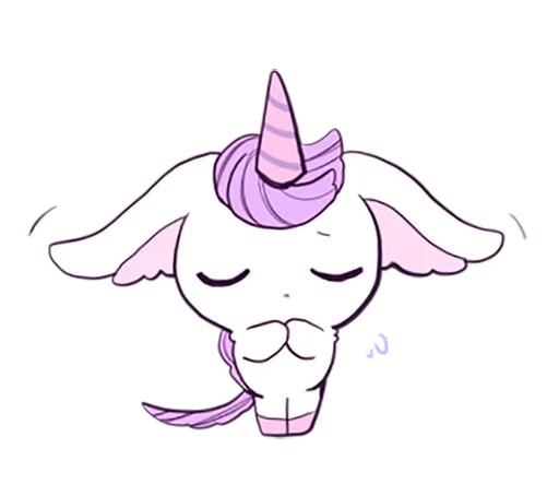 young unicorn emoji 🥺