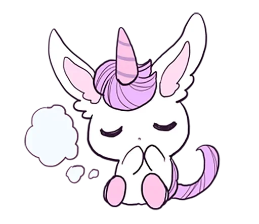 young unicorn emoji 😕