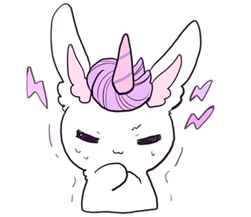 young unicorn emoji 😜