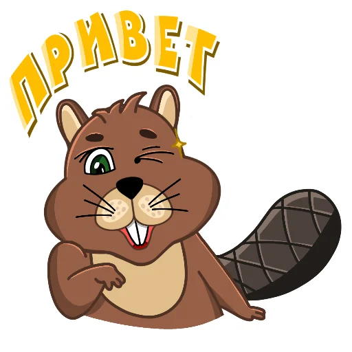 Telegram stiker «beaver 🦫» ✋
