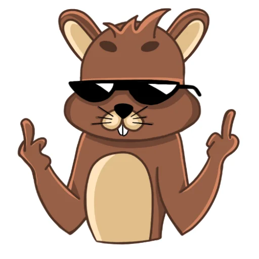 beaver 🦫 sticker 🖕
