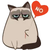 Telegram emoji «тебе здесь не рады 2» 🐱