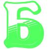 Telegram emoji Зелёные буквы