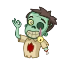 Zombie stiker 👌