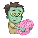 Telegram emoji Zombie