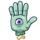 Zombie Hand emoji 👋