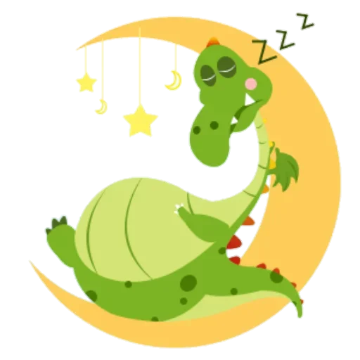 Зеленый Динозаврик emoji 😠