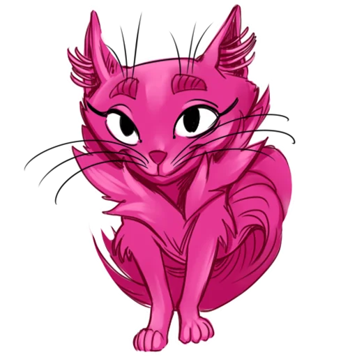 Розовый кот Зердок sticker 😌