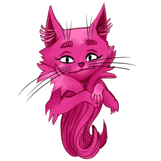 Розовый кот Зердок sticker 😕