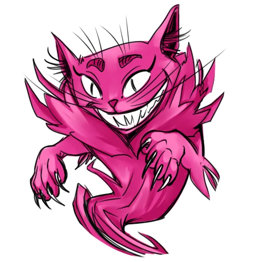 Розовый кот Зердок sticker 🤬