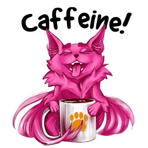 Розовый кот Зердок sticker 😸