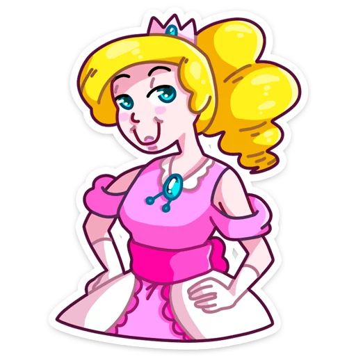 Telegram stickers Принцесса Злата