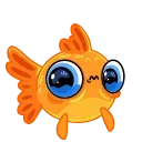 Золотая рыбка emoji 🥹